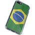 Brazil Flag Distressed iPhone SE (2nd & 3rd Gen) Clear Case